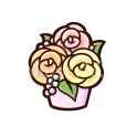 川口松子の「月２回の花あそび」（フラワーアレジメント）